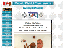 Tablet Screenshot of ontariodistrictmasons.com